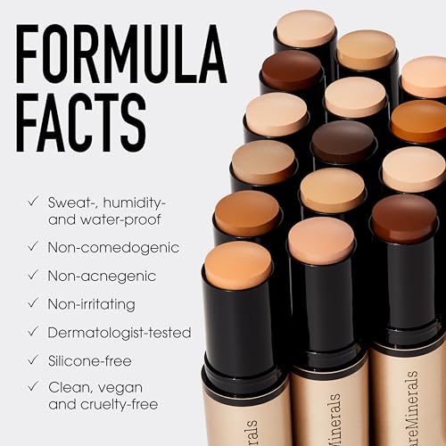 bareMinerals Complexion Rescue Luminous Hydrating Skin Tint Stick - Lightweight Buildable Coverage, 24HR Hydration, Smooths & Evens Tone, Vegan, Cruelty-Free & Dermatologist-Tested