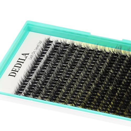 320 Cluster Lashes Hairly Volume Eyelashes 40D Wispy Individual False Eyelashes Mixed 10-18mm DIY Eye Lashes Extensions Natural Look (40D-Mixed 10-18mm)