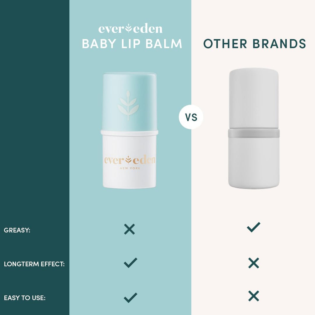 Evereden Baby Lip Balm, 0.14 oz | Clean Baby Care | Non-toxic and Fragrance Free Skincare
