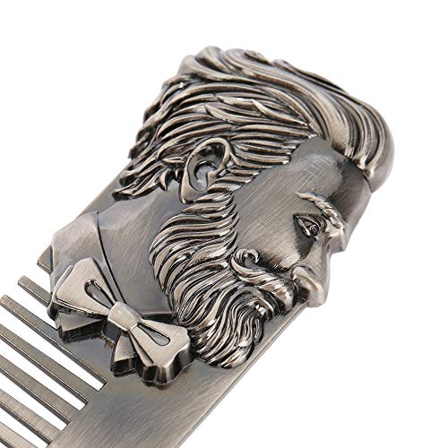 Mini Beard Comb Stainless Steel Beard Comb Portable Beard Comb Mustache Comb Steel Beard Combs For Hair Salon And Household