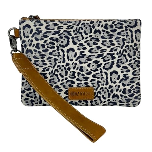 Myra Bag Western Makeup Bag for Women - Travel Cosmetic Pouch Handbag - Leopard
