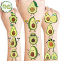 8 Sheets (96PCS) Avocado Temporary Tattoos ? Cute Fruit Theme Birthday Party Supplies, Fun Decorations & Favors for Kids, Boys, Girls, School Gifts & Rewards