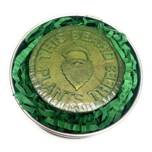 Natural Beard Wash Bar for Men ? Solid Shampoo with Olive Oil & Hempseed Oil ? Cleans, Softens, and Moisturizes ? Beard & Mustache Wash Bar 3 Ounce (Pack of 1), Balsam Grove