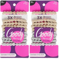 GOODY FOREVER ELASTICS 6MM 10CT BLONDE SILVER (Pack of 2)