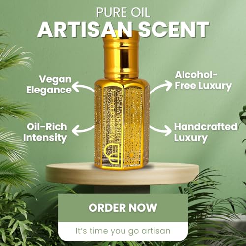 Morjana 12?mL Perfume Oil for Women in Traditional Attar Style Cologne. Great Gift Party Favor and Pocket Size Body Oil ? Alcohol?Free, Long?Lasting Oil, Compliment Magnet