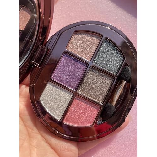 Glitter Eyeshadow Palette, 6 Colors Sparkle Shimmer and Matte Eye Shadow, Highly Pigmented Waterproof Long Lasting Makeup Set. (Color 4)
