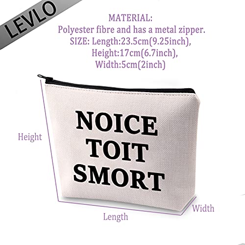 LEVLO Funny Brooklyn Nine Lovers Gifts Noice Toit Smort Makeup Bags Jake Brooklyn Gifts (Noice Toit Smort)