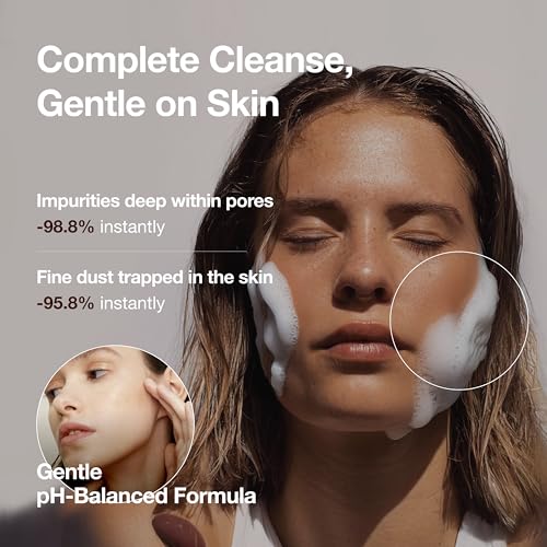 AO KLENZER ? Organic Korean Face Wash, Vegan Facial Cleanser, Gentle pH-Balanced All-Natural Cleansing Foam, Non-Toxic & Paraben-Free, Korean Moisturizer Skincare (3.53 oz / 100g)