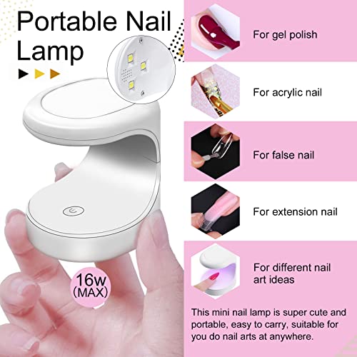 SAVILAND All in One Nail Tips and Glue Gel Kit - 240Pcs T-Shape Matte Nail Tips, 4-in-1 Nail Glue Foundation Base with Nail Gel Primer, Nail Prep Dehydrator, 16w U V Lamp, Gifts for Women