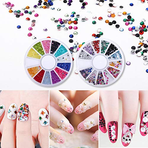 LIONVISON Practice Hand for Acrylic Nails,Flexible Practice Hands Fingers with Nail Kit,Acrylic Powder Brush Nail Art Decoration Tools for Professional Beginners