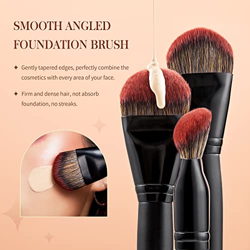 Jessup Makeup Brushes T271 with Foundation Brush+Makeup Sponge T881