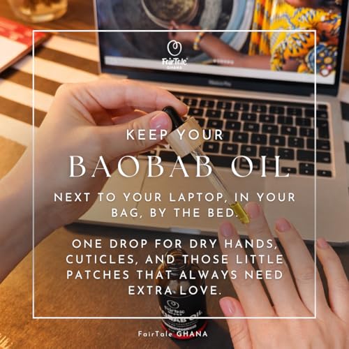 Baobab Oil 7.1 fl oz | 210 ml - 100% Natural, Unrefined Cold?Pressed Face, Body & Hair Oil From Africa