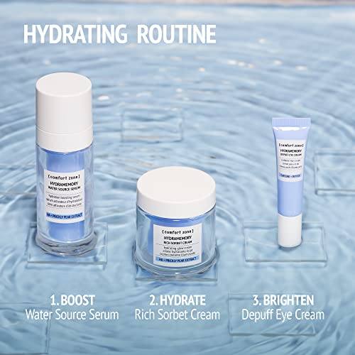 [ comfort zone ] Hydramemory Rich Sorbet Cream | Hydrating Glow Cream For Long-Lasting Moisturized, Firm, And Radiant Skin | All Day Softness