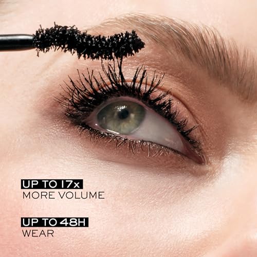 Lanc?me Hypn?se Drama Extreme Volumizing Waterproof Mascara - Up to 17x More Volume - Up to 48 HR Wear- Lengthening & Volumizing - Dramatic Lash Look - Ultra Black - Suitable for Sensitive Eyes