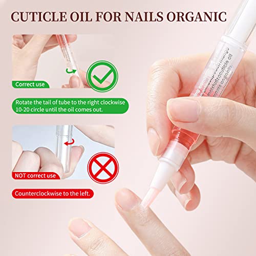 Nail Cuticle Oil Pen 28Pcs Nail Care Oil Pen Nail Nourishment Polish With Vitamins Moisturized Gel Repair For Gel Nails Care