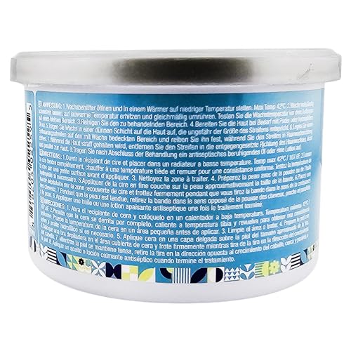 Waxness Sensi Clear Amethyst Soft Wax Tin 14 oz (400 g) ? Rosin-Free Clear Gel Formula with Neuro-Active Comfort Complex ? Made in Italy