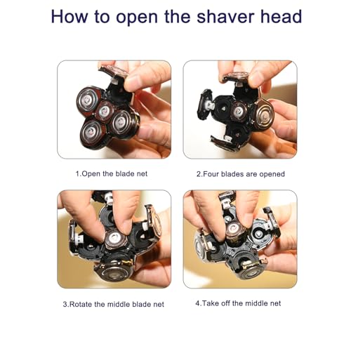 Replacement Shaver Heads Blades Compatible with Freebird Shaver