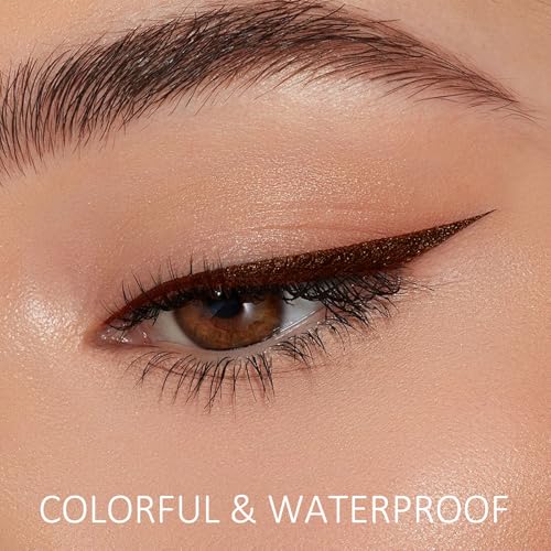 Boobeen Liquid Eyeliner Pen, Matte Eye Liner with Precision CurveTip, Long Lasting Eyeliner Pencil for Bold Eye Makeup, Glides on Smoothly