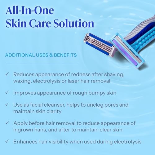 Tend Skin Solution for Unsightly Razor Bumps, Ingrown Hair and Razor Burns, Post Shaving and Waxing Toner for Men and Women, Made in USA, 8 Oz