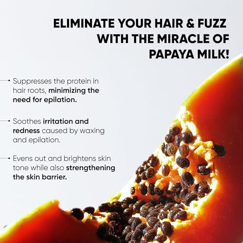 Epify Superfruit Post Epilation Papaya Gel, Hair Inhibitor for Face and Body, Non-Irritating Formula, Soothing Effect, Hair Growth Minimizer, 2.54 Fl Oz (1)
