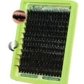 Kmilro Thick Lash Clusters 14-24mm Long 240D Cluster Eyelash Extensions Waterproof Volume Eyelash Clusters 192Pcs Individual Lashes Soft Wispy False Eyelashes DIY Lash Extension