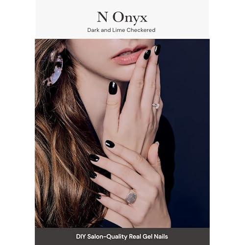 ohora Semi Cured Gel Nail Set of 3 (N Onyx & N Cream Moss & Easy Peel Remover) - Professional Salon-Quality Nail Care