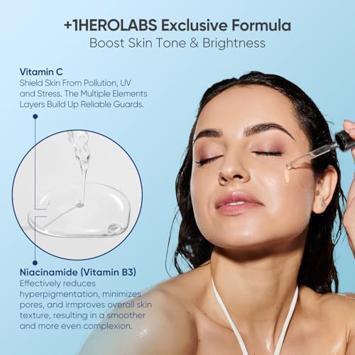 Hyaluronic Acid Serum for Face with Vitamin B5, C, E & Niacinamide, Hydrating & Plumping Face Serum for Sensitive Skin, Fragrance-Free 1 Fl Oz