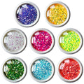 Body Glitter Wenida 8 Colors Iridescent Ultra Sparkle Opal Chunky Glitter Cosmetic Festival Makeup Powder for Nail Hair Eye Face