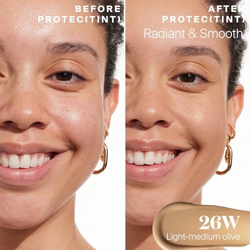 Supergoop! Protec(tint) Daily Skin Tint SPF 50 - 26W - Light, Buildable Coverage for Immediately Smooth, Even-Looking Skin - Natural Finish