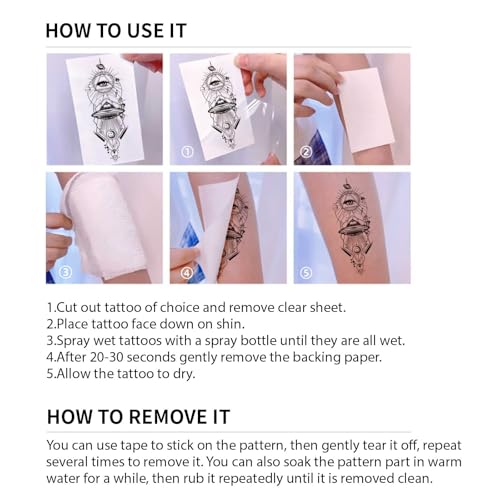 Temporary Tattoos Animal Viking tribal tattoo Totem sticker,16 Sheets Waterproof Long Lasting Fake tattoo for Men Arm Q781