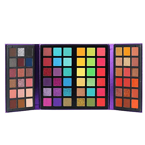 BestLand 72 Colors Ultra Secret Eyeshadow Palette, 4 in1 Color Board Matte Shimmer Glitter Nude Natural All In One Makeup Palette Blendable Pigmented Make Up Green Eye Shadow Pallet Gift Kit