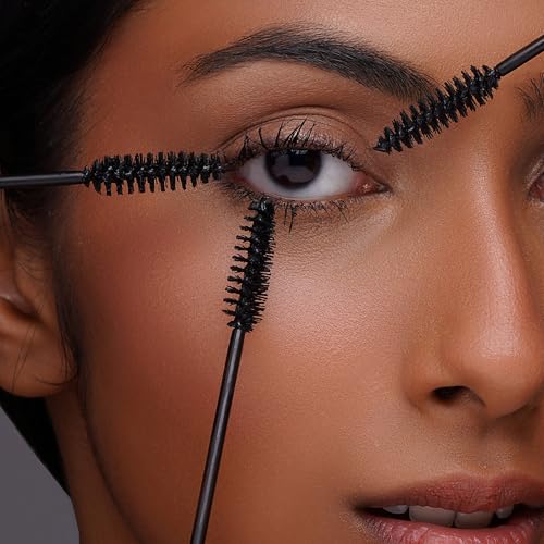 Colorbar Zoom and Whoosh Waterproof Mascara for Flake-Proof, Smudge-Proof Lash Finish - Voluminous - 001 Black Sin - 0.3 oz