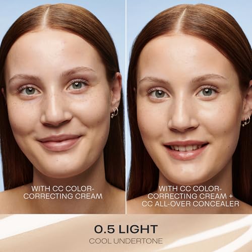 Lumene Under Eye Concealer - CC All-Over Hydrating Concealer with Medium Coverage - Multi-Tasking Under Eye Makeup Infused with Hyaluronic Acid with a Skin-Like Finish - 0.5 Light (0.3 fl oz)