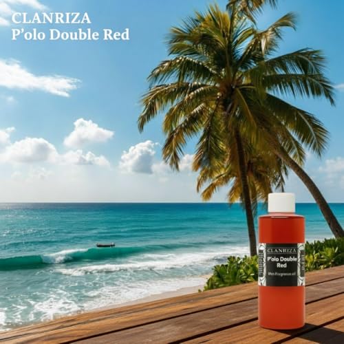 2 Fl Oz P'olo Double Red Fragrance Body Oil - Pure & Natural Long-Lasting Perfume Oil for Men - Scented Body Oil for Skin - All-Day Fragrance & Body Care - Ideal Gift