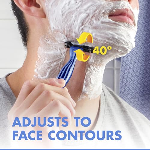Gillette Mach3 Men's Disposable Razors, 3 Count