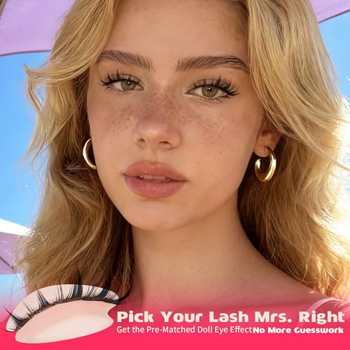 Manga Lash Clusters Kit Anime Short Eyelash Extensions Kit Left & Right Lash Extensions Doll Eyelashes Spiky Eyelash Clusters C Curly Wispy Individual Lashes Fairy Cluster Lashes by ALICROWN