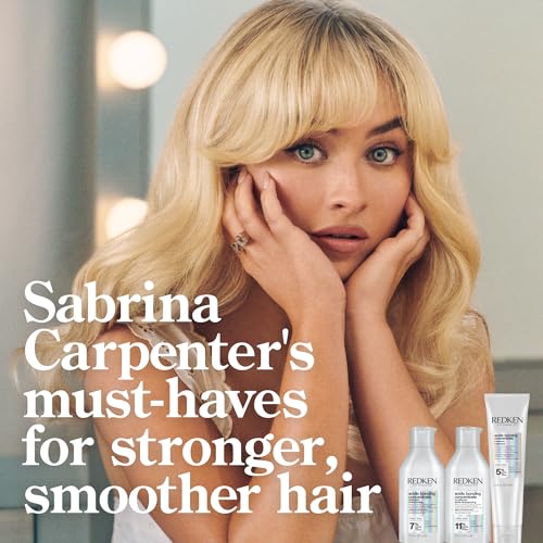 Redken Acidic Bonding Concentrate Shampoo For Damaged Hair Repair - Strengthens and Repairs Weak and Brittle Hair, Sulfate-Free, With Citric Acid