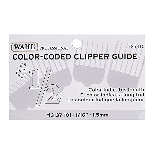 WAHL Color-Coded Attachment Comb, No.1/2