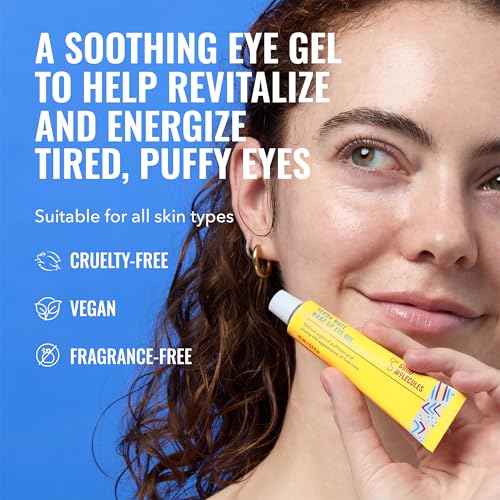 Good Molecules Yerba Mate Wake Up Eye Gel Pack 2 ? 15 ml Each | Hydrating Under Eye Gel with Hyaluronic Acid & Caffeine for Dark Circles and Puffiness