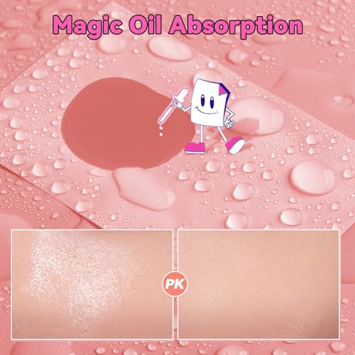 3 Packs Oil Blotting Sheets for Face (150 Sheets) - Oil Absorbing Blotting Papers for Oily Skin, Makeup-Friendly & Portable Oil Wipes