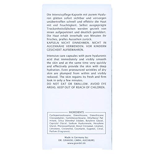 Dr. Grandel Hydro Active Hyaluron Filler Caps, 0.34 Fl oz