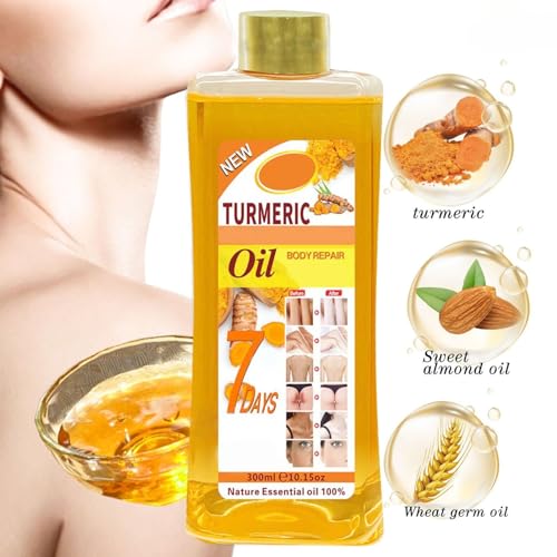MILEDY Soft 7 Oil, Soft 7 Turmeric Oil for Skin, S oft 7 Turmeric O il, Moisturizing Face and Body, Suitable All Skin Types