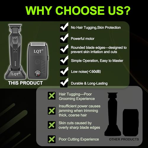 Cordless Hair Trimmer for Men Electric Razor Face Shavers for Body Nose Ear Professional Hair Clippers USB Rechargeable Trimmer for Men's Gifts