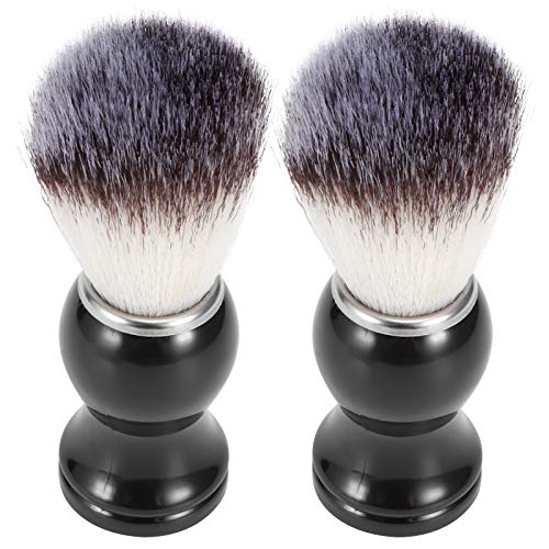 Men Shaving Brush, Light Weight Small Size Easy to Grip Shaving Brush, for Hair Salon