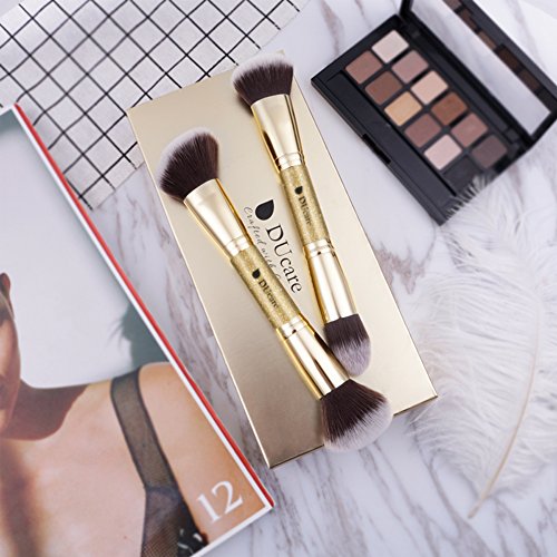 DUcare Makeup Brushes Duo End+Makeup Brush Cleaner