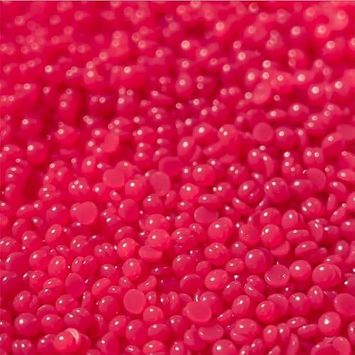 KoluaWax Hard Wax Beads for Hair Removal ? Coarse Hair Formula ? Face, Brazilian, Underarm, Back Chest, Bikini Waxing ? Dragon Fruit & Hibiscus, 1lb Refill for Wax Warmers & 10 Applicator Sticks