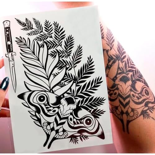 Ellie Long Lasting Tattoo | Cosplay Stickers for Body | Semi-Permanent Waterproof Fake Tattoos | Props Body Sticker Lasts 7-14 days
