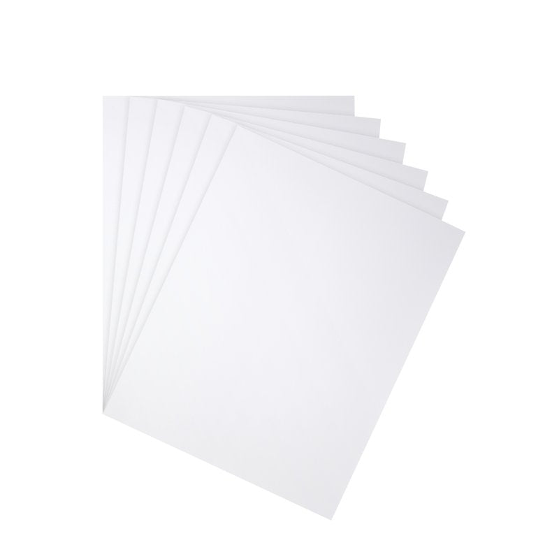 Heavyweight White Poster Board - 22 x 28 Inches, Pack of 6 for Signs & Crafts