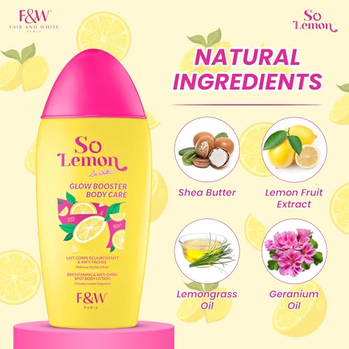 FAIR & WHITE So Lemon Glow Booster Body Care Lotion - 500ml
