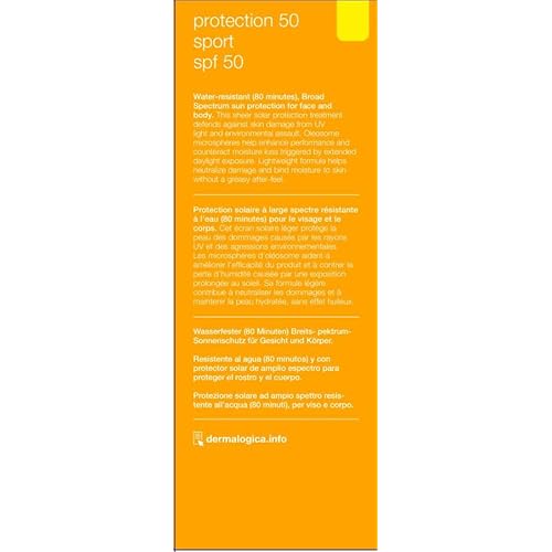 Dermalogica Protection 50 Sport Sunscreen SPF50 - Broad Spectrum Sunscreen Lotion for Face and Body, 5.3 Fl Oz